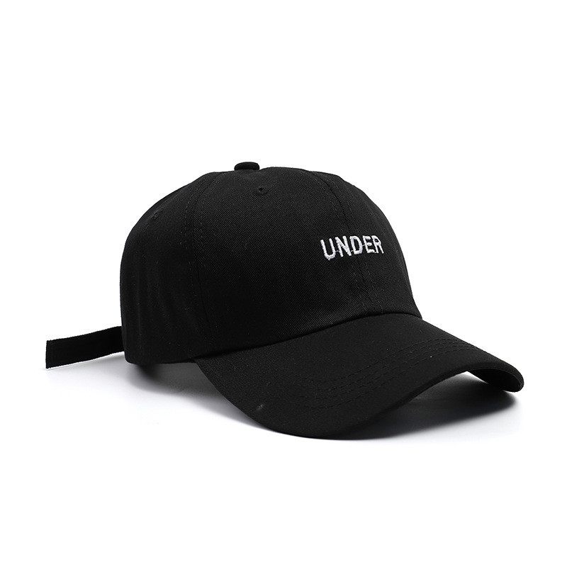 Nón Lưỡi Trai LINJW Thêu Chữ Đơn Giản Cho Cả Nam Và Nữ