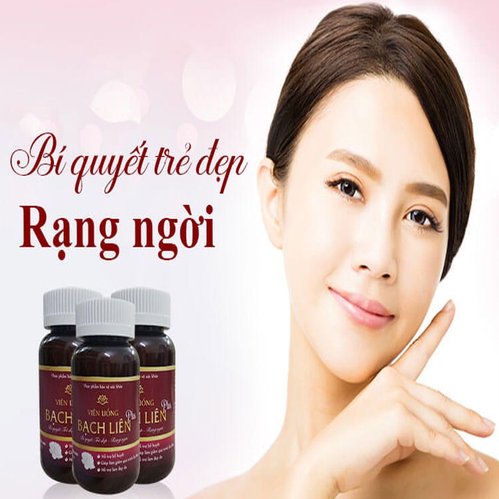 Viên uống Bạch Liên Plus  điều hòa nội tiết tố, chống lão hóa da | BigBuy360 - bigbuy360.vn