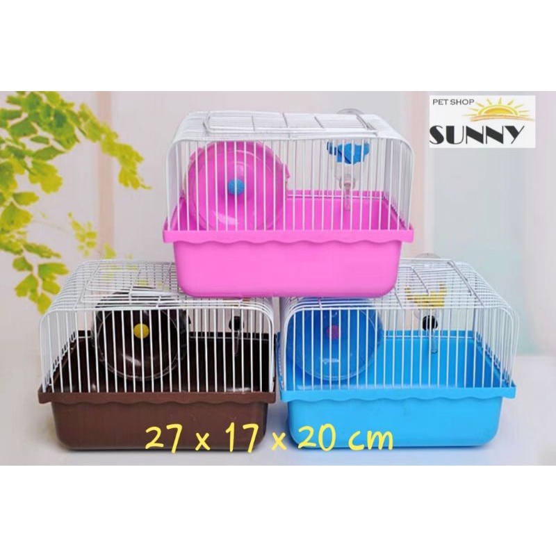 Lồng mini khay cao hàng Chong Boer nuôi hamster