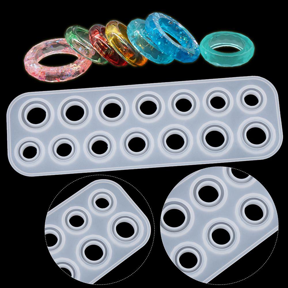 GOGOUP Khuôn Silicone Dùng Làm Nhẫn Pha Lê Thủ Công DIY