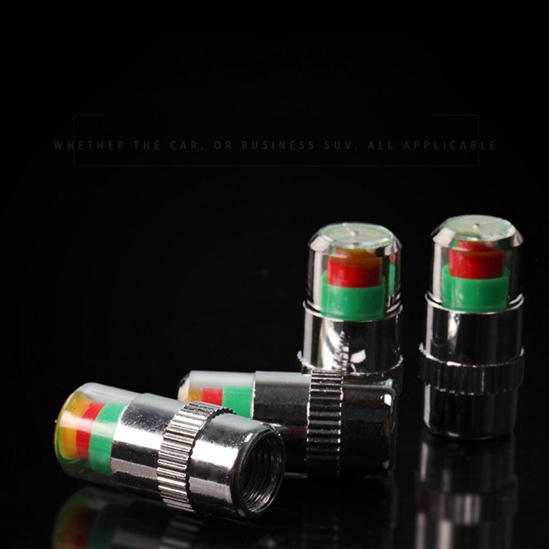 ✿ Bộ 4 Nắp Cảm Biến Áp Suất Lốp Xe Hơi 2.4 Bar