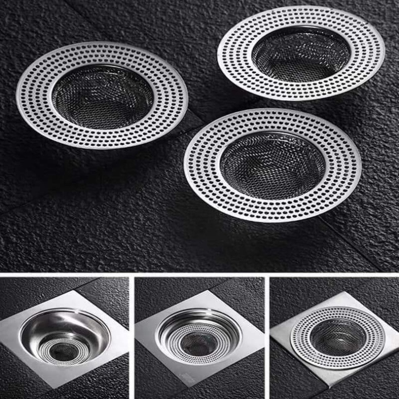 Giỏ lọc rác nhà tắmFREESHIPlưới lọc rác bồn rửa chén, bát chất liệu inox