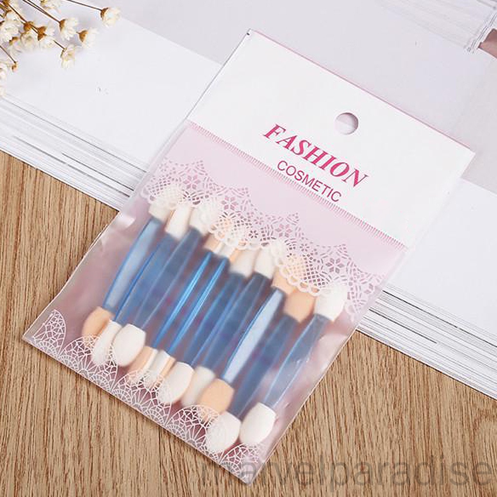 [Hàng mới về] Set 10 cọ trang điểm mắt hai đầu bằng mút hình oval màu sắc ngẫu nhiên