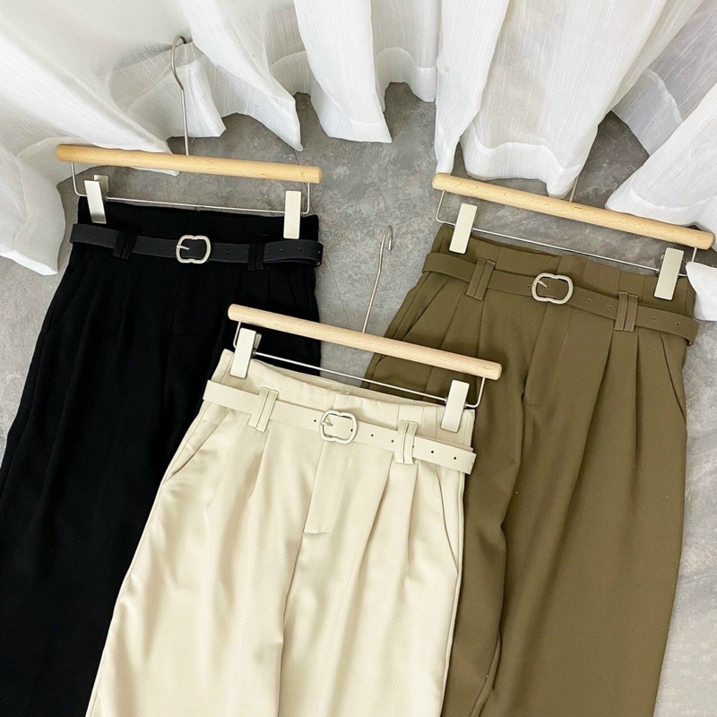 Quần 220 -230 baggy kèm đai