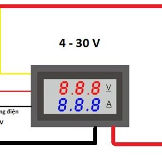 Đồng Hồ Đo Dòng và Áp DC 100V 10A