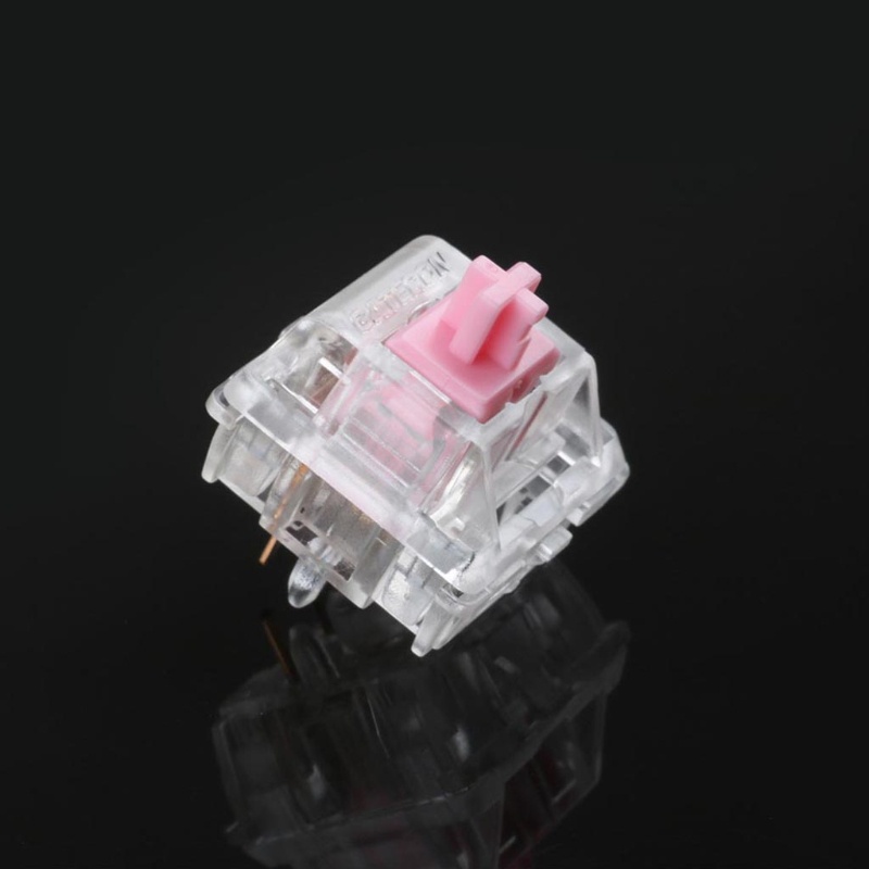 Công Tắc Roselios Sakurios Tuyến Tính 67g Force Gateron Màu Hồng / Đỏ Cho Bàn Phím Cơ Chơi Game DIY