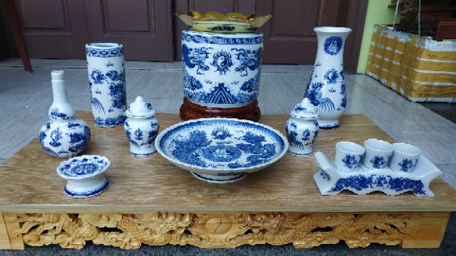 Bát hương lam, Bát nhang loại đẹp các cỡ