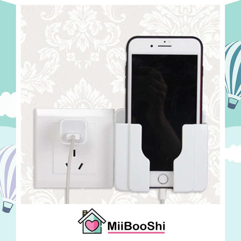 Giá đỡ điện thoại nhựa cứng giá đựng điện thoại đa năng gắn tường siêu chắc chắn tiện dụng mọi nơi MiibooShi SF1607