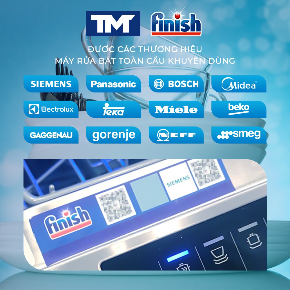 Muối rửa chén bát Finish 1,5 kg Finish EU