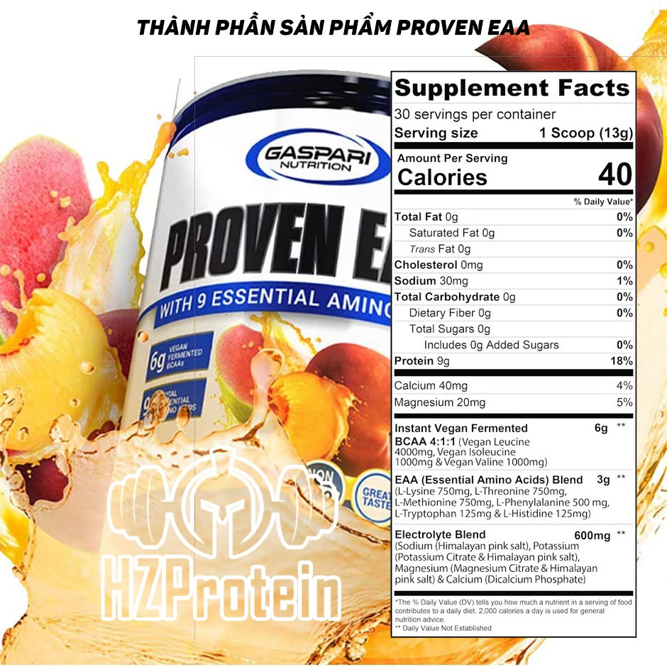 PROVEN EAA - PHỤC HỒI, PHÁT TRIỂN CƠ BẮP (30 LẦN DÙNG) | Shopee Việt Nam