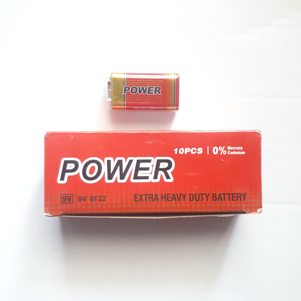 Pin 9v đầu âm dương Pouwerfulcell -dc1421