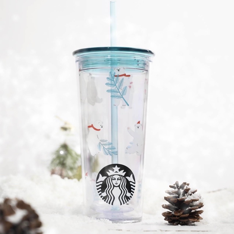 - LY NHỰA CHRISTMAS HOLIDAY 2019 POLAR BEARS COLD CUP 16OZ