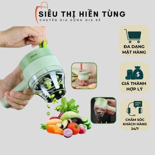 Máy xay mini , máy xay mini cầm tay sạc pin 1500mAh,máy xay rau củ, xay tỏi ớt, tiện lợi- Đa năng
