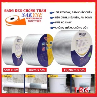Băng keo chống thấm Sakyse - Nhật Bản 5*5