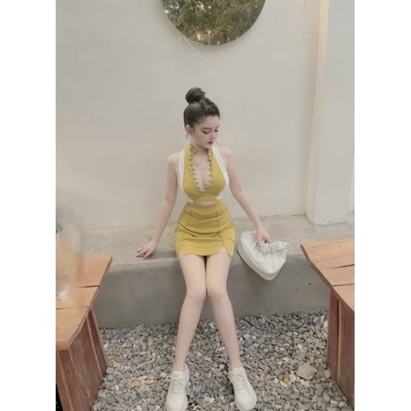 set bộ váy ngắn cực xinh