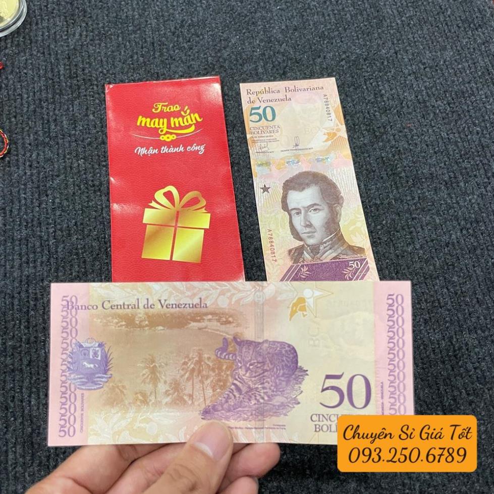 [SIÊU RẺ] Tiền Hình Con Mèo Venezuela Lưu Niệm Lì Xì Tết 2023 - TẶNG KÈM BAO LÌ XÌ