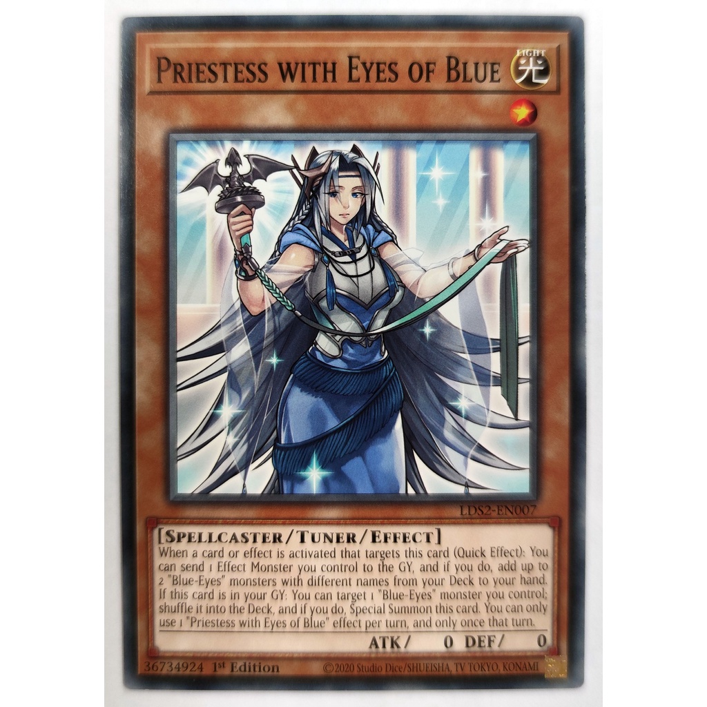 [Thẻ Yugioh] Priestess with Eyes of Blue |EN| Common (Duel Monsters)