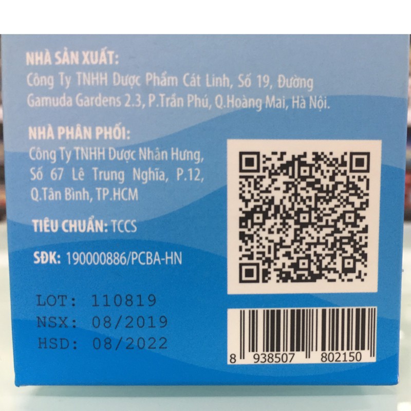 Bột tắm Nhân Hưng - Hộp 30 gói [CHÍNH HÃNG]