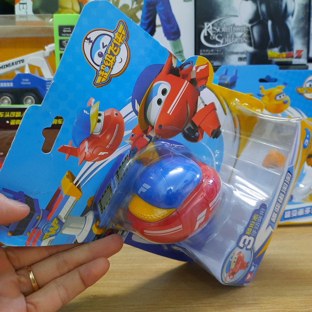 Đồ chơi super wings đội bay siêu đẳng Trứng Biến Hình Robot mô hình nhân vật Flip nhanh nhẹn