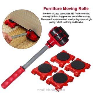 Bộ 5 dụng cụ nâng đồ nội thất xe hơi xoay 360 độ