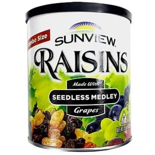 Nho khô mỹ không hạt sunview raisins 425gr