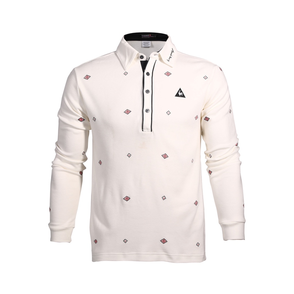 Áo Polo dài tay Le coq Golf Nam - QGMMJB08-WH00