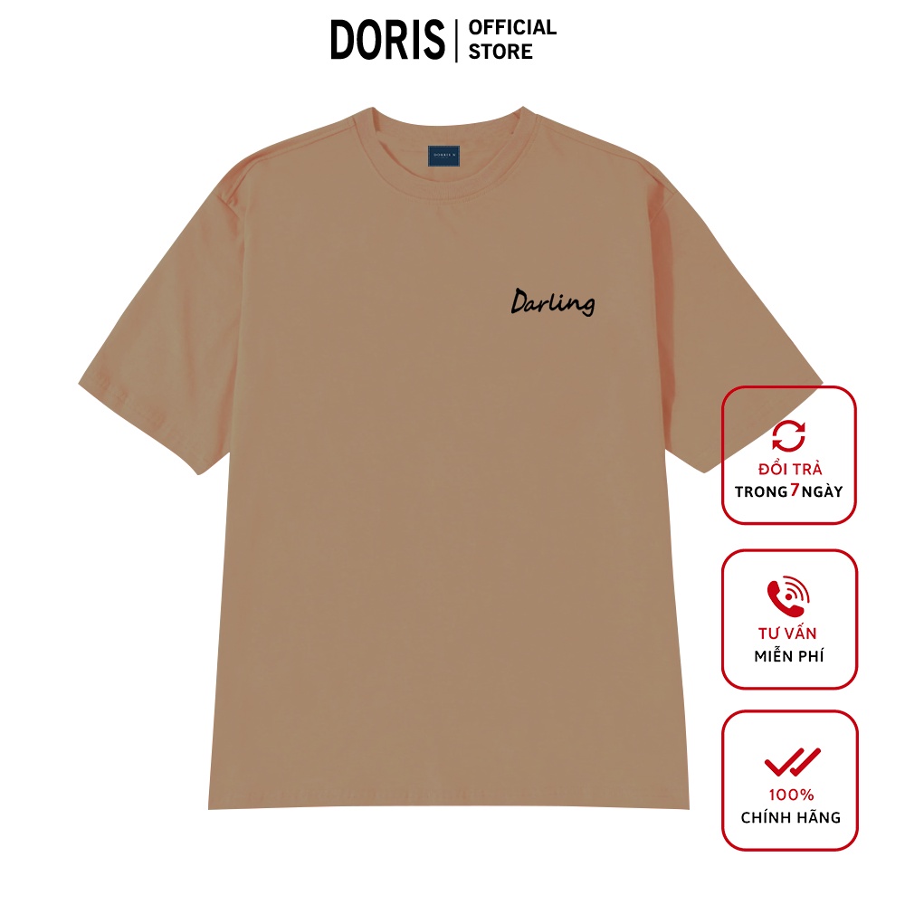 [Mã DORRT8250 giảm 250k] Áo phông basic công sở DARLING trẻ trung hiện đại năng động DORRIS N