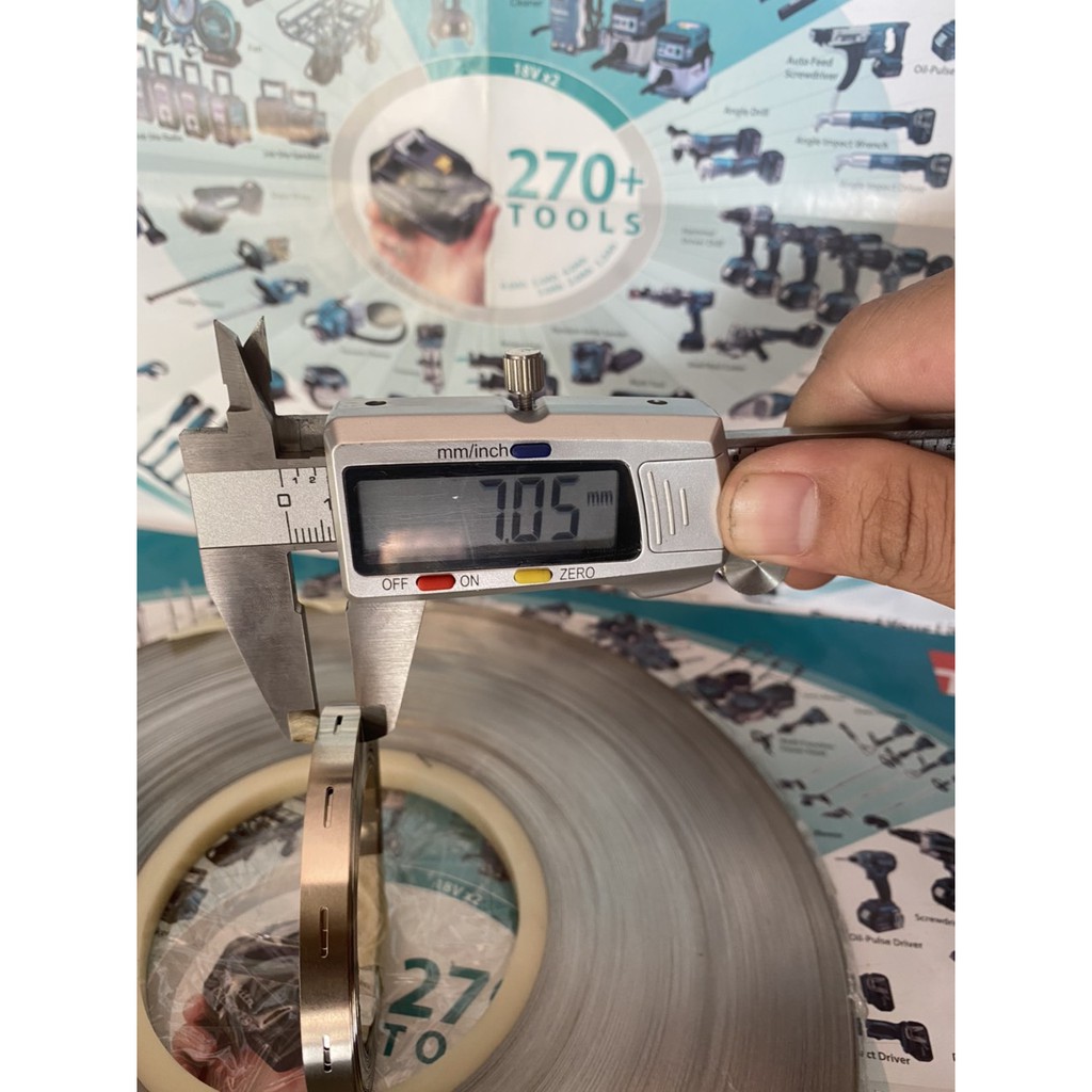Kẽm hàn mạ Niken loại Đơn có rãnh 0.15*8mm, 0.2*10mm. BN.