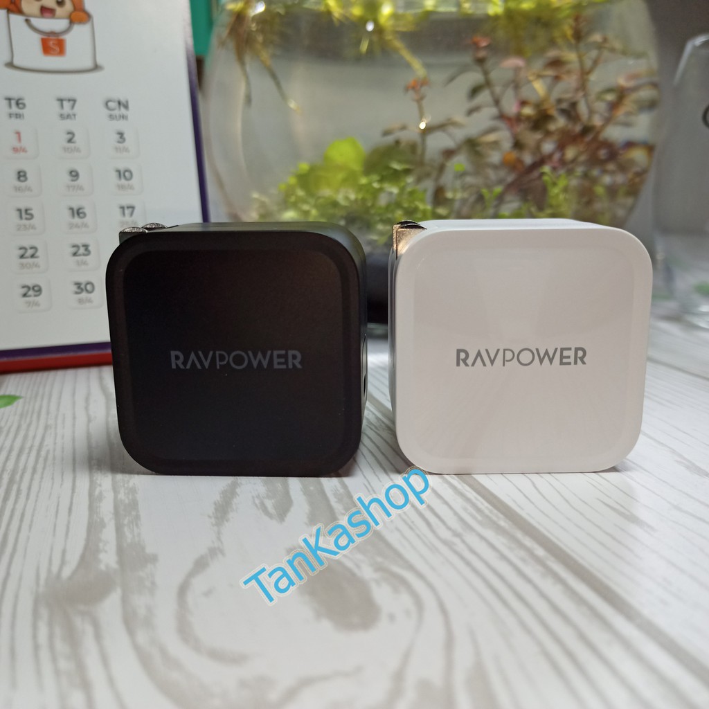 🌟CHÍNH HÃNG 🌟 Củ Sạc Ravpower RP-PC112 - 1 cổng Usb TYPE - c  61W PD 3.0 - Công Nghệ GaN  SẠC SIÊU NHANH , CHỐNG CHÁY NỔ