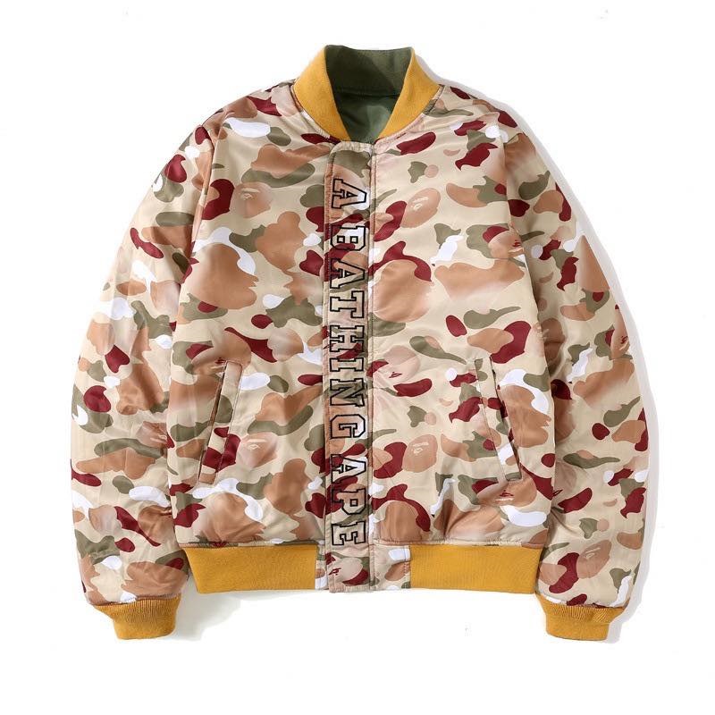 Áo Bape 16Typh, Áo Bomber Jacket Bape Shark x Alpha Industries Mặc được 2 mặt, mua một được 2 áo DuSo.Luxury