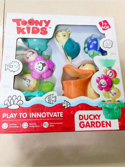 DUCKY GARDEN. Đồ chơi nhà tắm cho bé của toonykids