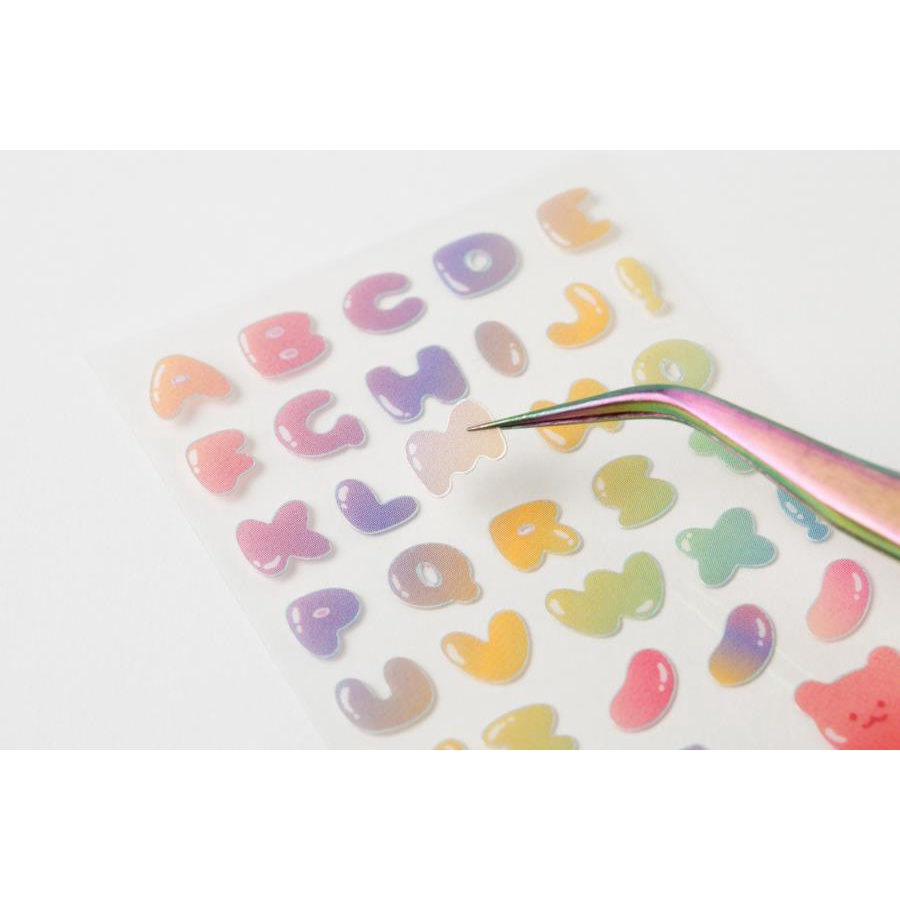 Sticker Hologram ARTBOX Hàn Quốc Hình Gấu Gummy Và Jelly Xinh Xắn