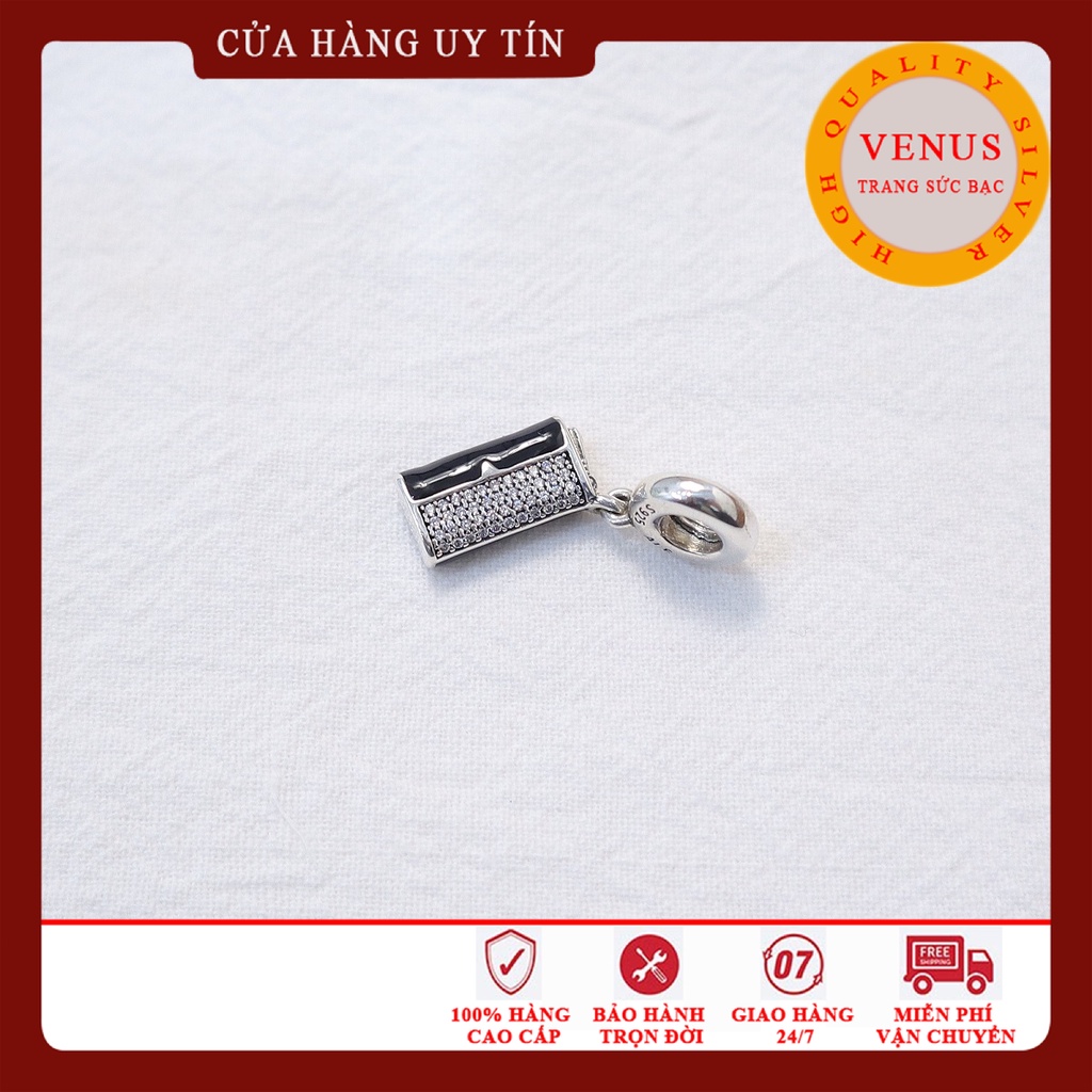 Charm treo hình chiếc ví bạc 925 cao cấp- Trang sức bạc Venus TK