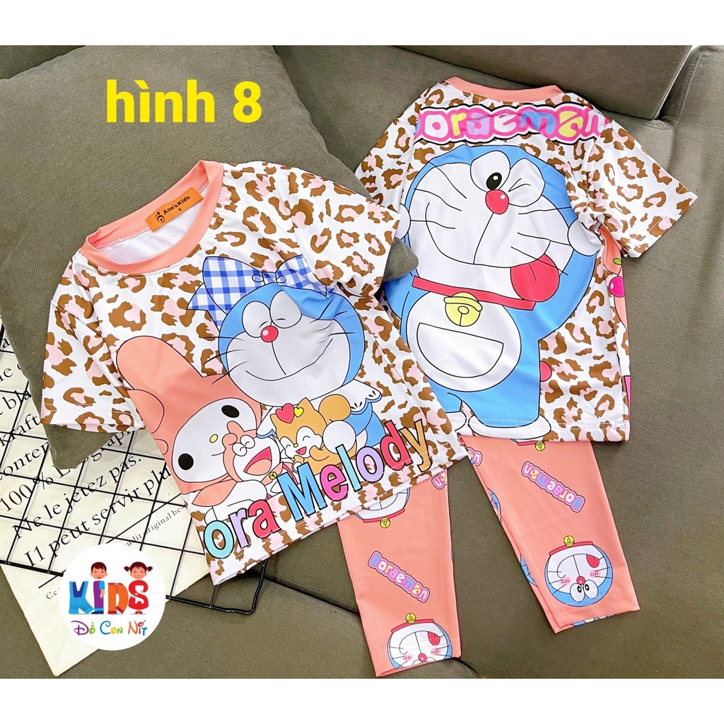 TAY NGẮN QUẦN DÀI BÉ GÁI SIÊU CƯNG - ĐỒ BỘ TRẺ EM