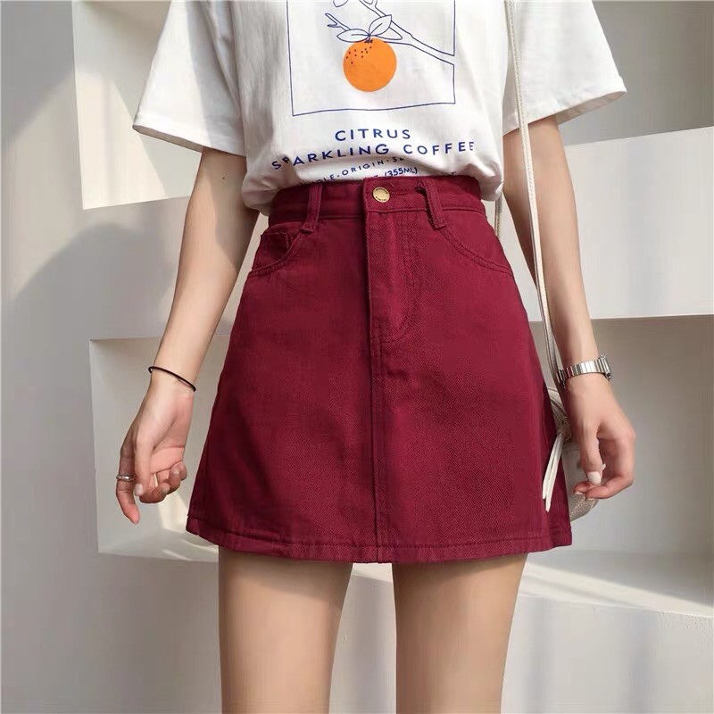 CHÂN VÁY CHỮ A TRƠN ULZZANG SIÊU HOT ( CÓ BIGSIZE ) | BigBuy360 - bigbuy360.vn