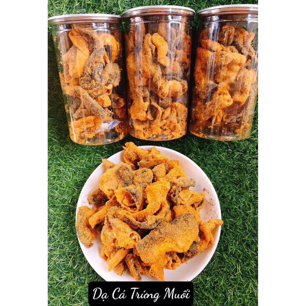 Da Cá Trứng Muối Hũ Pet 200g Freeship Đơn Từ 50k