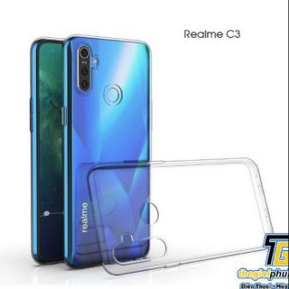 Ốp lưng silicon dẻo trong suốt OPPO Realme C3 siêu mỏng 0.6mm