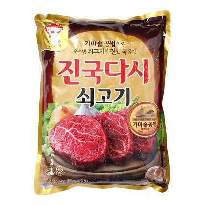 Bột nêm vị Bò Daesang 2kg nhập khẩu Hàn Quốc dùng nấu canh, gia vị chế biến món ăn