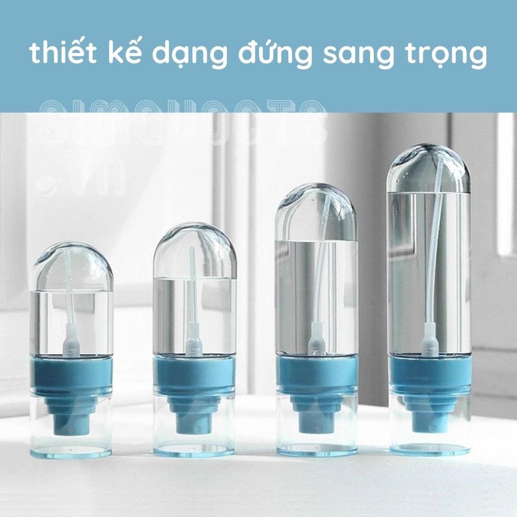 [50/100ML] Chai Lọ xịt phun sương chiết mỹ phẩm đi du lịch hình viên thuốc