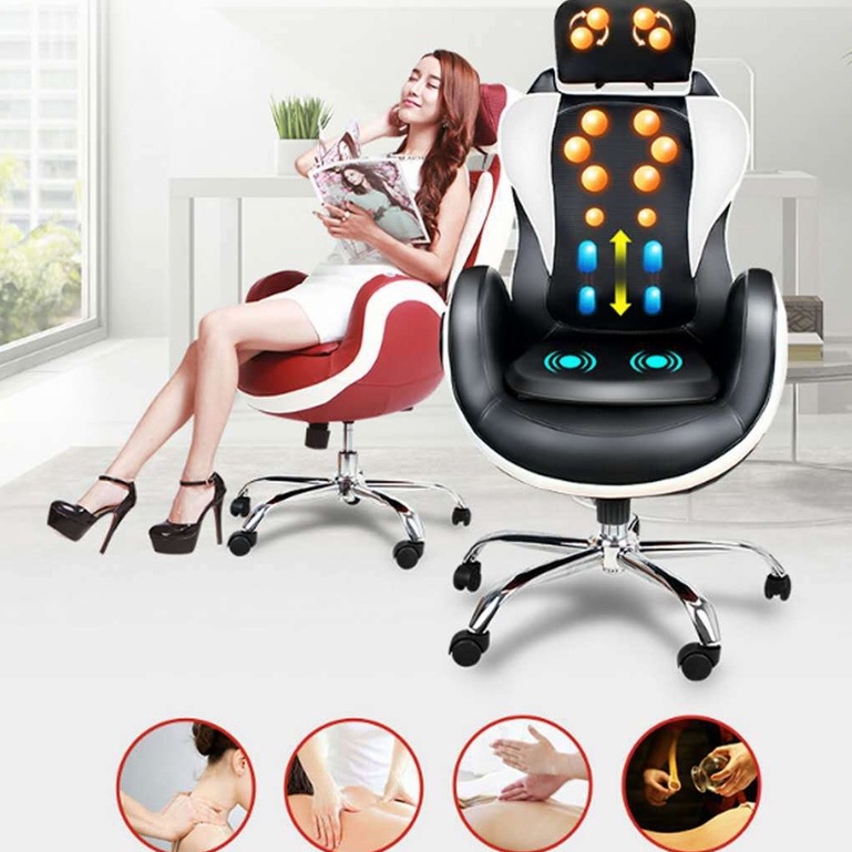 Ghế xoay văn phòng có massage ngồi làm việc, chơi game cao cấp