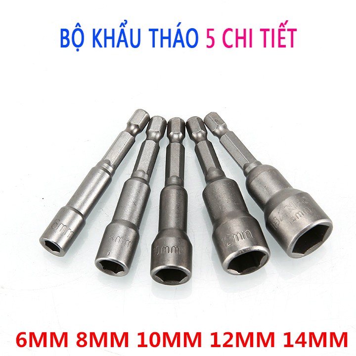 Bộ khẩu sửa chữa 5 chi tiết .