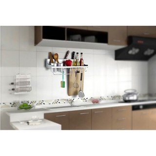 Kệ nhôm treo đồ phòng tắm, phòng bếp tiện dụng 55 x 17 x 12 cm