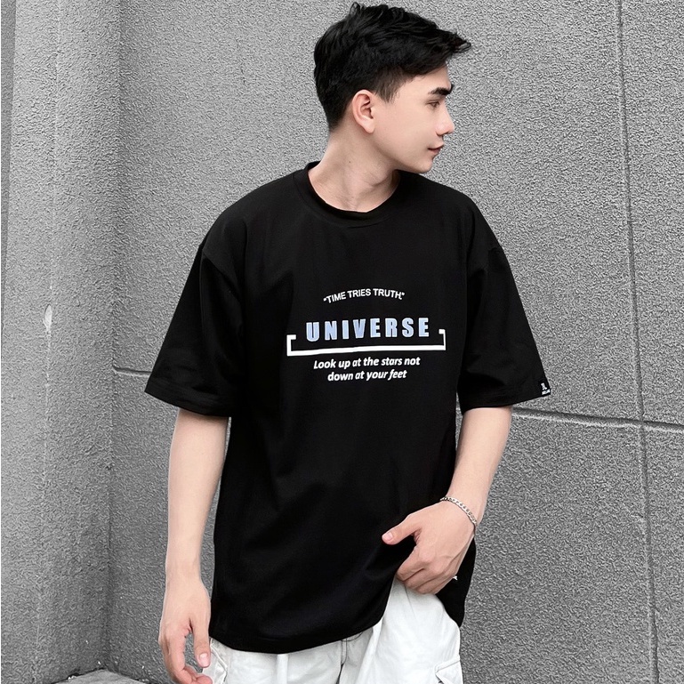 Áo phông Overisze Universe, JACKLANE, Áo cộc tay Unisex Jack Lane