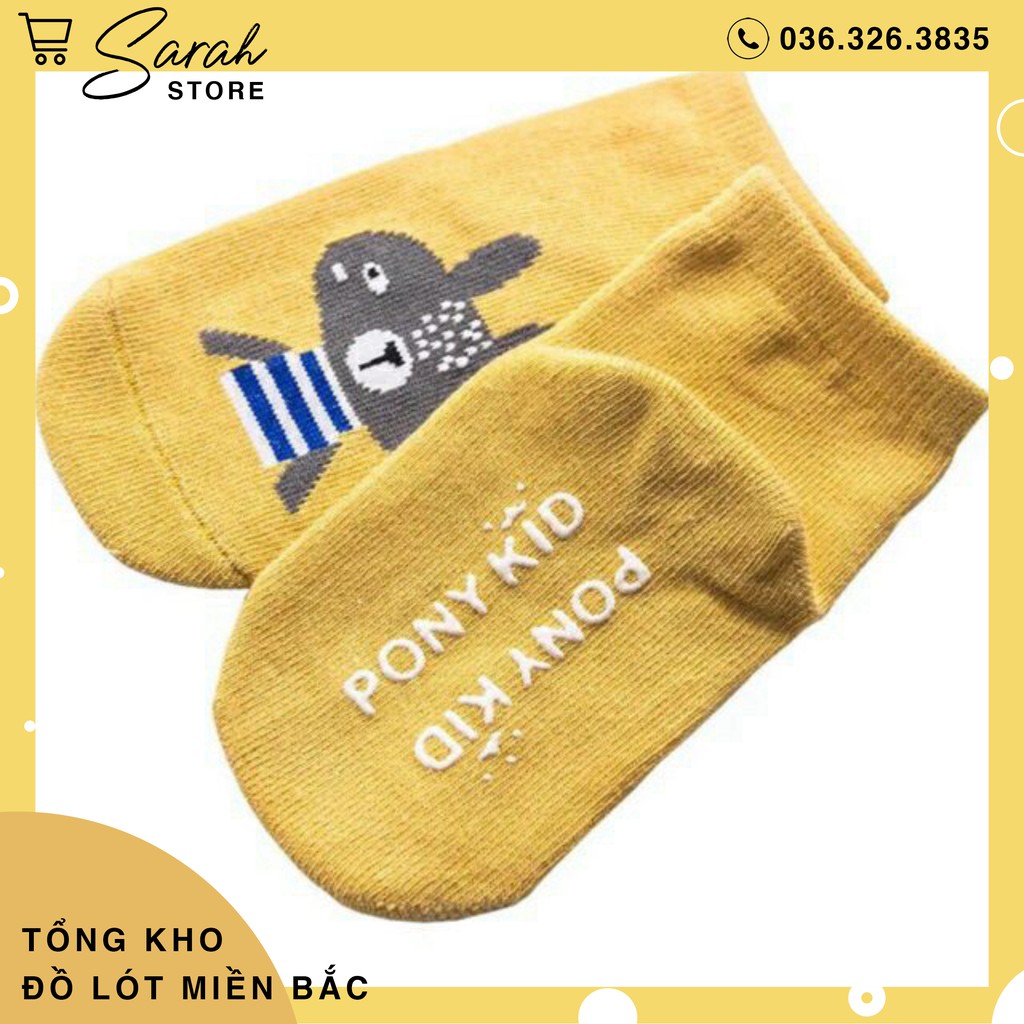 Tất len cổ cao pony kid chống trượt cho bé trai / bé gái 1 đôi