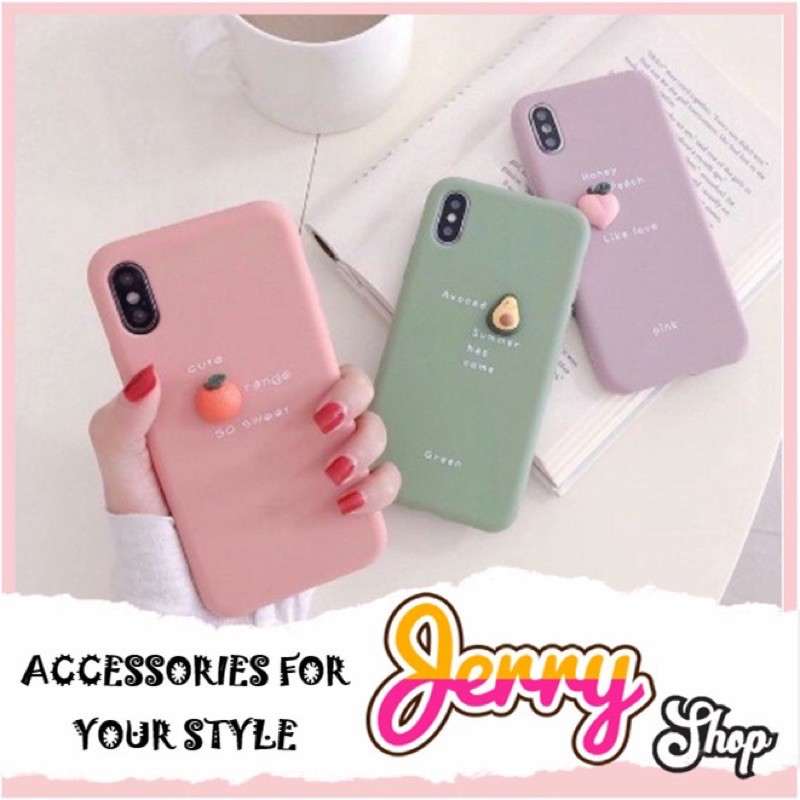 Ốp iphone - Ốp lưng trái cây tí hon 6s/6plus/6splus/7/8/7plus/8plus/x/xs/xsmax/11/11 promax-Jerry Case