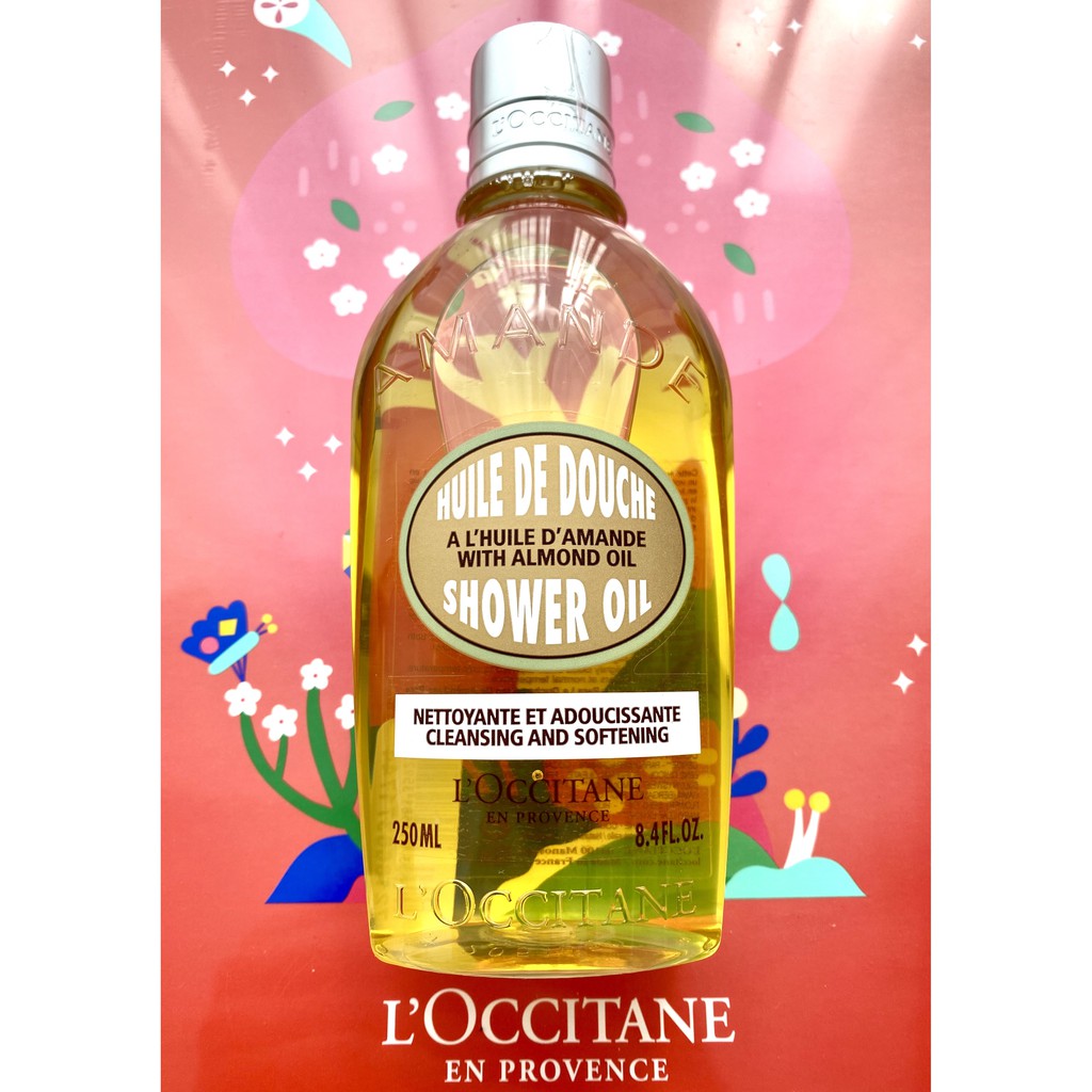 [BILL US/FR] Dầu Tắm Hạnh Nhân L'Occitane Almond Shower Oil [CHAI NHỎ] 250ml