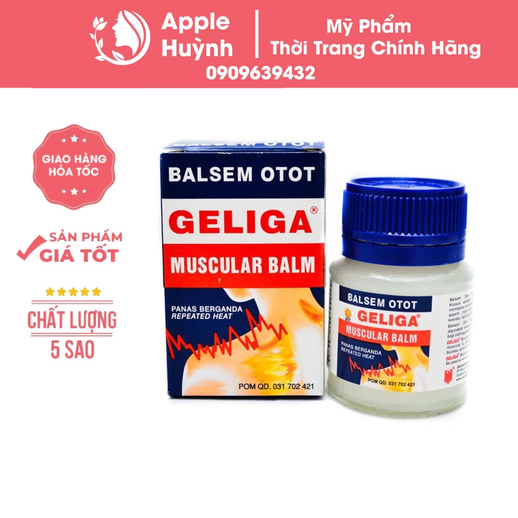 [Hàng Chính Hãng] Chai Dầu Cù Là Lửa - Geliga Muscular Balm