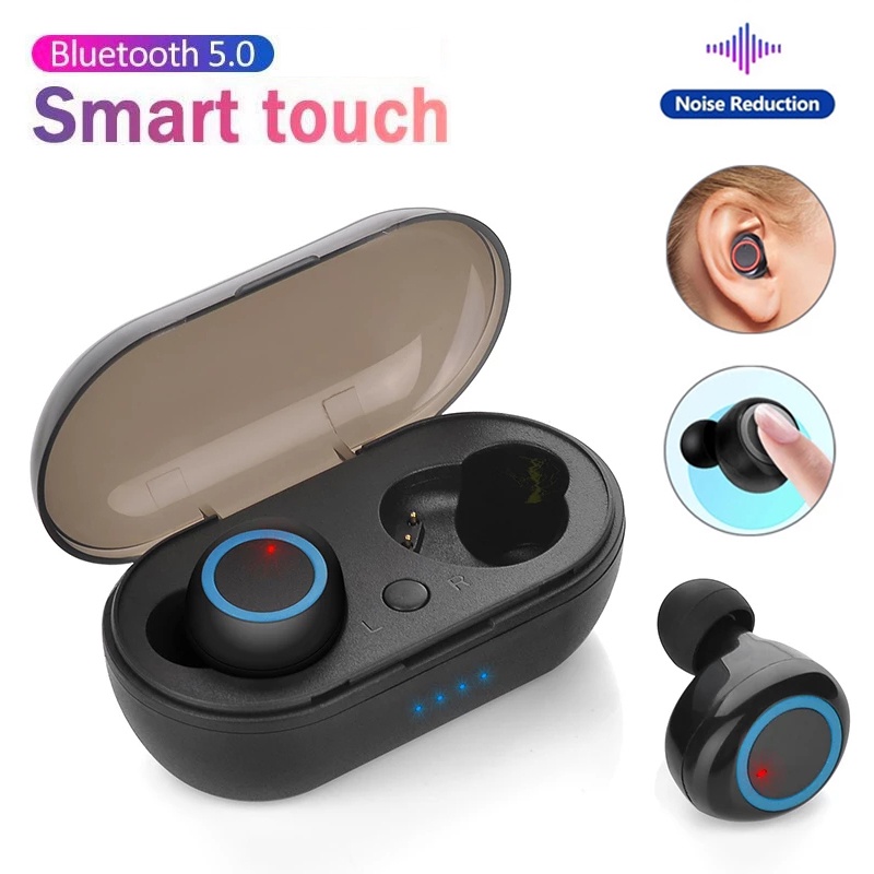 Tai Nghe Không Dây TWS Kết Nối Bluetooth Màn Hình Kỹ Thuật Số Chống Thấm Nước Có Màn Hình LED