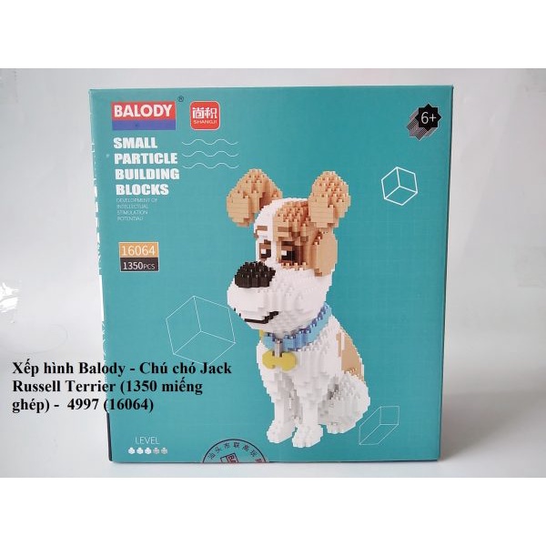 Xếp hình Balody – Chú chó Jack Russell Terrier  – 4997