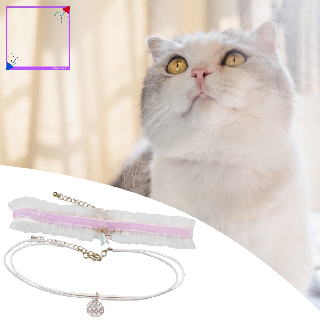 [VM] Vòng Cổ Tròn Quyến Rũ Sang Trọng Cho Thú Cưng